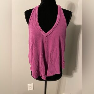 We The Free Karri Oversized Pink Loose Fit Swing Tank Top